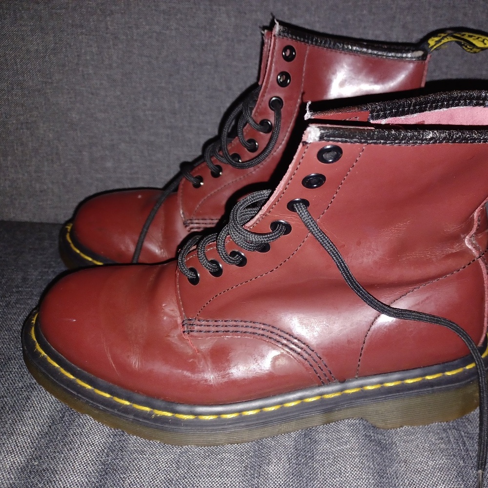 Dr. Martens  Cherry Red Women size 9